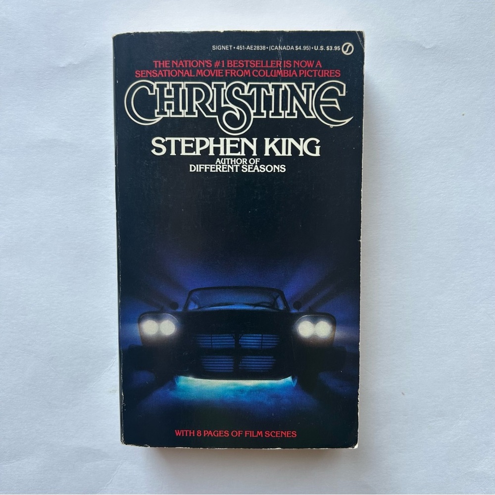 Christine by Stephen King Paperback Novel Book 1983